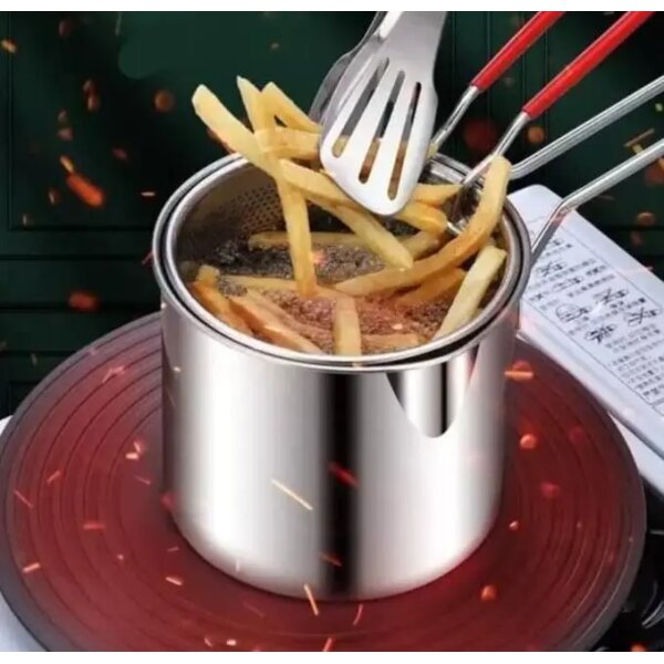 Stainless Steel Deep Fryer Pot