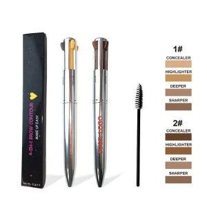 4 Colors Eyebrow Pen 4 in 1 Eyebrow Pencil