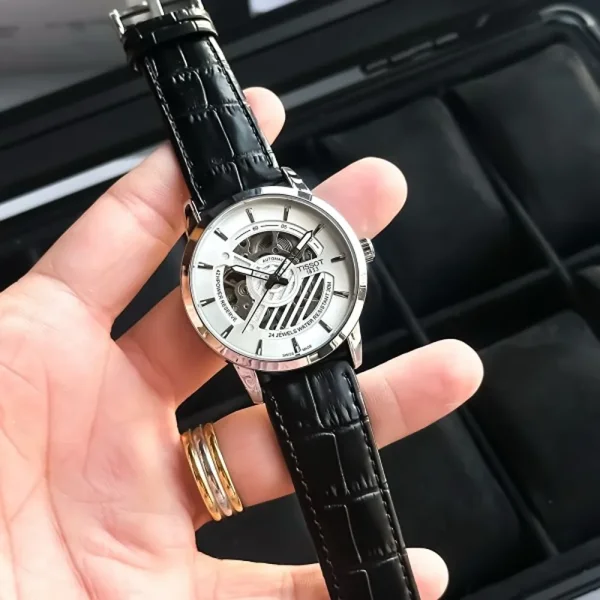 Tissot Auto Silver-White Watch For Men (SW1672)