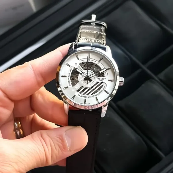 Tissot Auto Silver-White Watch For Men (SW1672) - Image 2
