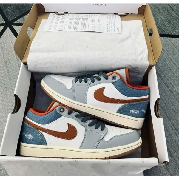 Nike Air Jordan 1 Low Shoes (SW1752) - Image 2