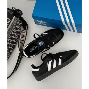 Adidas Samba Black To White Shoes For Men (SW1768)