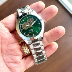 Tissot Auto Silver-Green Watch For Men (SW1617)