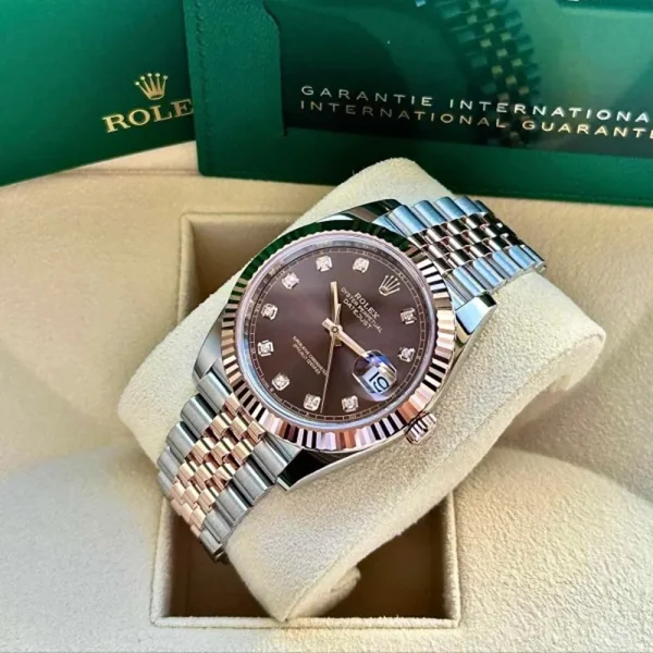 Rolex Oyster Perpetual Date Just Automatic Watch For Men (SW1523) - Image 2
