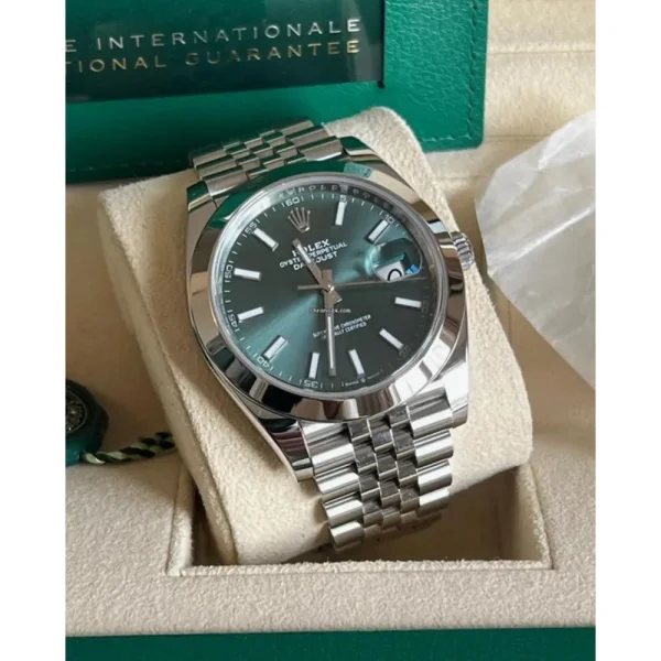 Rolex Oyster Perpetual Date Just Automatic Watch For Men (SW1524) - Image 2