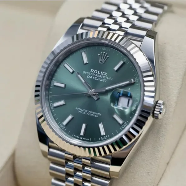 Rolex Oyster Perpetual Date Just Automatic Watch For Men (SW1525) - Image 3