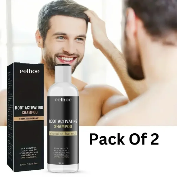 Root Activating Shampoo 100ml - Unleash The Power Of Nature For Stronger, Healthier Hair (Pack Of 2) - Image 2