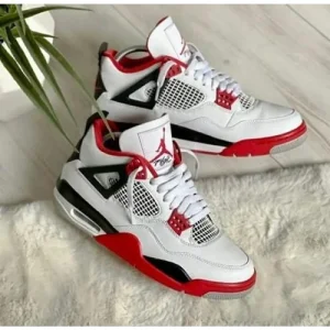 Nike Jordan Retro 4 Fire Red Shoes For Men (SW1786)