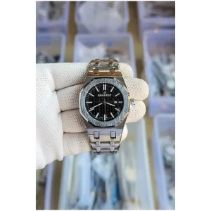 Audemars Piguet Watch Royal Oak Quartz Silver-Black For Men (SG231)
