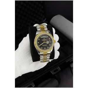 Rolex Oyster Perpetual Day Date Diamond 40 Battery Watch For Men (SW1532)