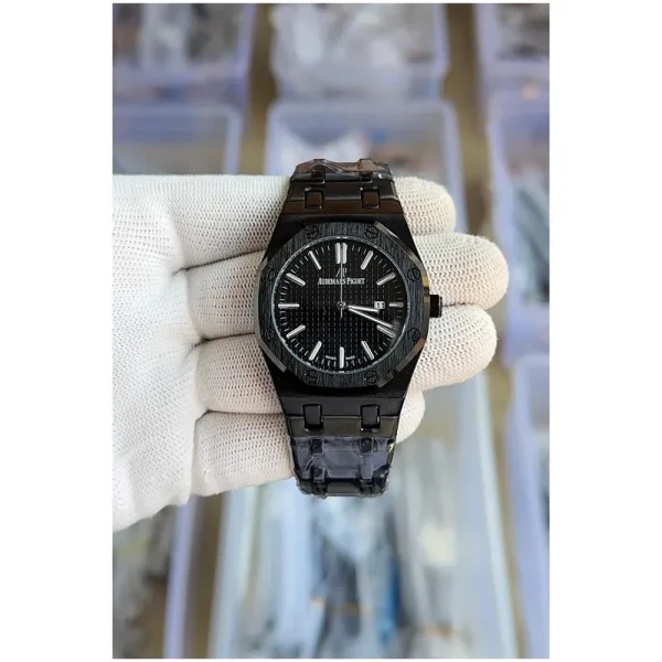 Audemars Piguet Watch Royal Oak Quartz Full-Black For Men (SG232)