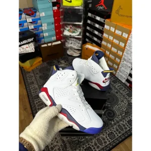 Nike Air Jordan Retro 6 White Shoes For Men (SW1790)