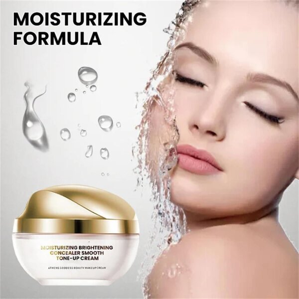 Moisturizing Brightening Concealer Smooth Tone Up Cream 100gm (Pack of 2) - Image 2