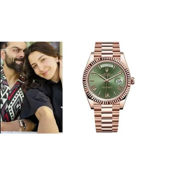 Rolex Oyster Perpetual Day Date Automatic Watch For Men (SW1539) - Image 2