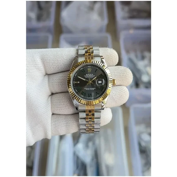 Rolex Oyster Perpetual Date Just Gold Watch For Men (SW1506)