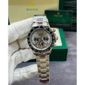 Rolex GMT Master Gold Black Watch For Men (SW1542)