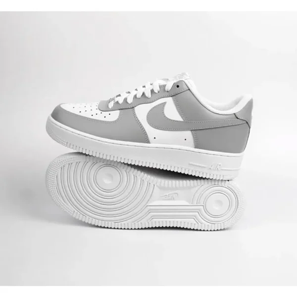 Nike Air Force 1 Low Cool Grey Shoes For Men (SW1793) - Image 3