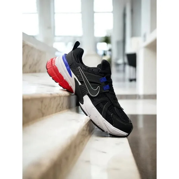 Nike V2k Run Black White Red Shoes For Men (SW1794) - Image 2