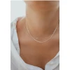 Fine Necklace Silver Beading Chain