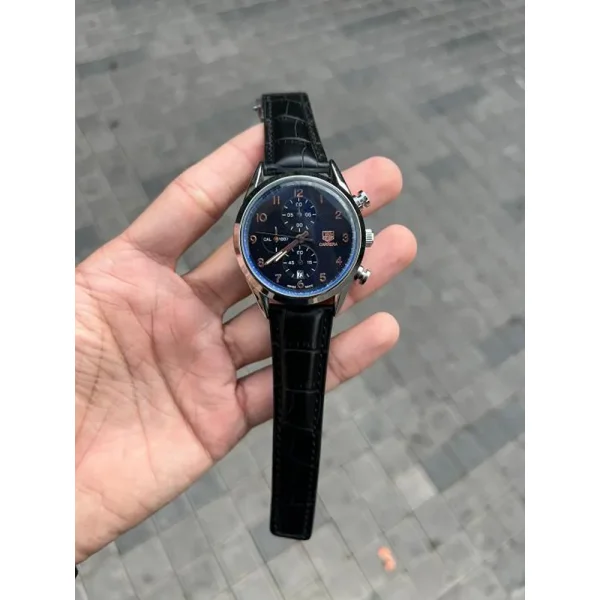 Tag Heuer Watch Carrera Calibre Black For Men (SG247)