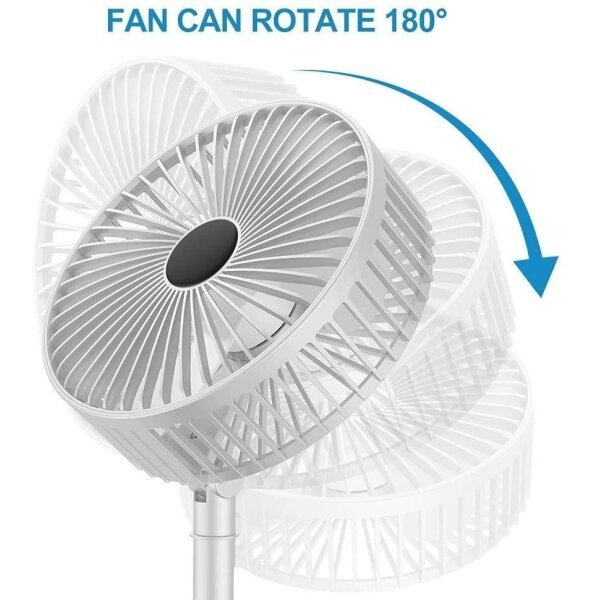 Powerful Rechargeable High Speed Table Desk Fan - Image 3