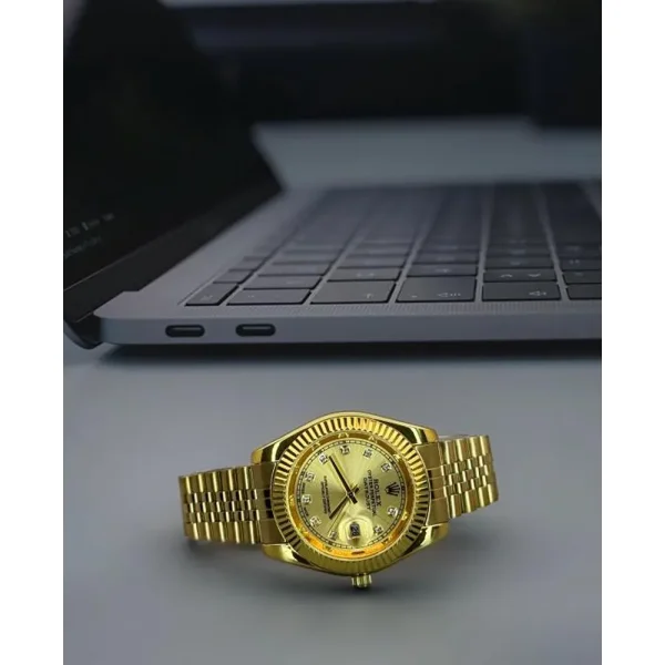 Rolex Oyster Perpetual Date just Watch For Men (SW1556) - Image 2