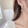 Avr Jewels Korean Beautiful Pearl Wing Stud Earrings 2 Pcs - Image 2