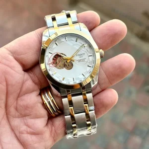 Tissot Auto Gold-TT-White Watch For Men (SW1660)
