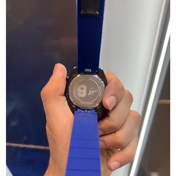 Tissot Tony Parker Blue Chronograph Watch For Men (SW1667) - Image 2