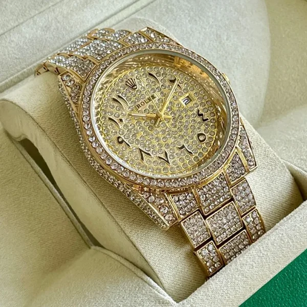 Rolex Dimond Watch For Men (SW1565) - Image 2