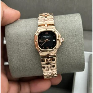 Patek Philippe Watch Square Roman Rose gold For Women (SW983)