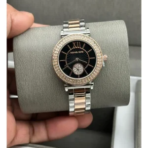 Michael Kors Watch Roman Diamond Two tone Black For Women (SW987)