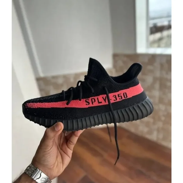 Adidas Yeezy 350 V2 Core Black Shoes For Men (SW1446) - Image 2