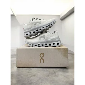 On Cloud Monster White Shoes For Men (SW1353)