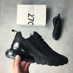 Nike Air Max 270 Triple Black Shoes For Men (SW805)