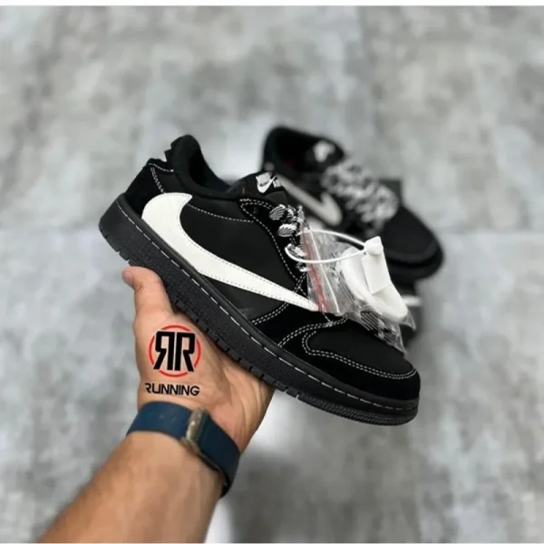 Travis Scott X Jordan 1 Black Shoes For Men (SW815)