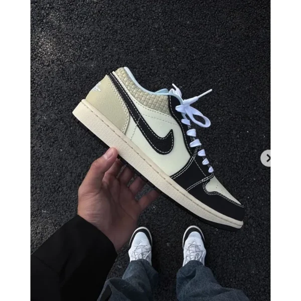 Air Jordan 1 Low Se Coconut Shoes For Men (SW843) - Image 2
