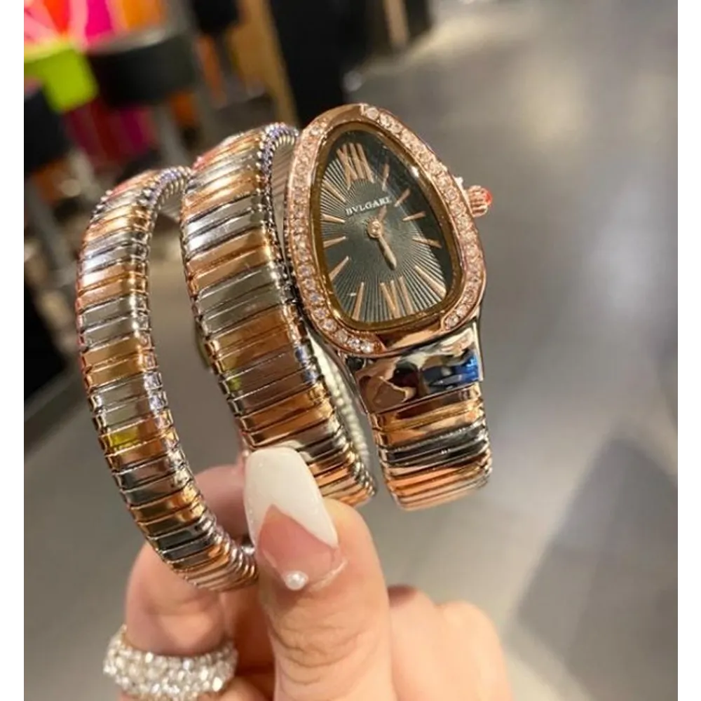 Bvlgari Watch Serpenti Snake Copper-Black For Women (SW932) - Image 2