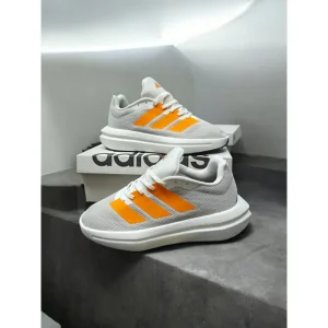 Adidas Flow Boost Grey Orange Shoes For Men (SW853)