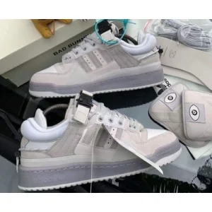 Adidas Fourm Bad Bunny Grey Shoes For Men (SW897)
