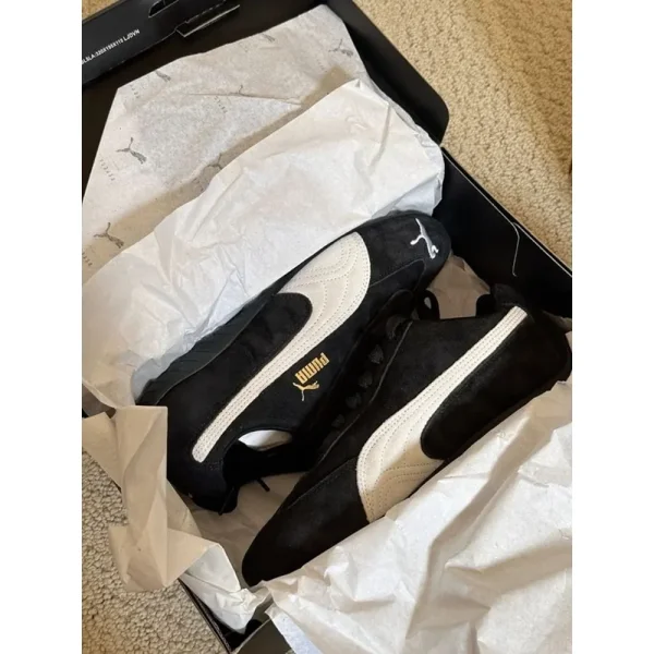 Puma Speedcat Black White Shoes For Men (SW776) - Image 2