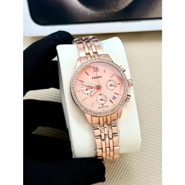 Fossil Watch Neutra Chronograph Rosegold For Women (SW971)
