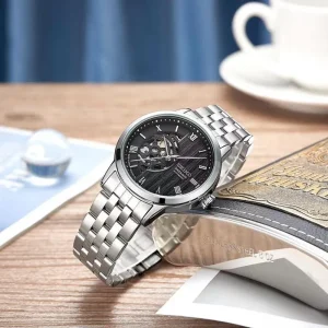 First Copy Seiko Watch Presage Japanese Garden Silver-Black (SUP635)