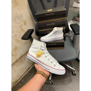 Convers All Star High Canvas White Shoes For Women (BOT1235)