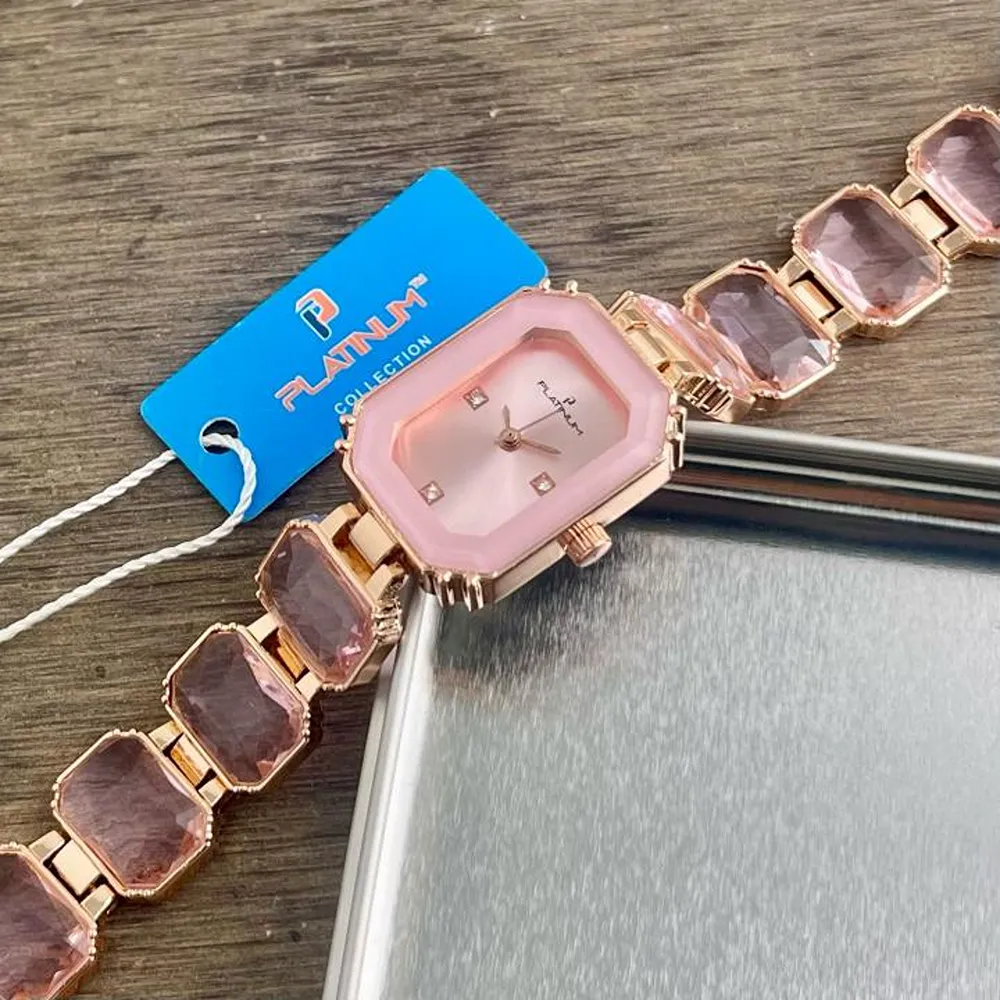 Stylish Platinum Watch For Women (SUP364)