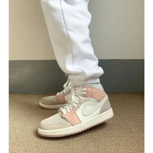 Nike Air Jordan Retro 1 Mid Milan Shoes For Women (BOT1247)
