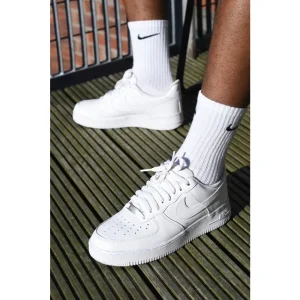 Nike Air Force 1 White Pure Leather Shoes For Women (BOT1252)