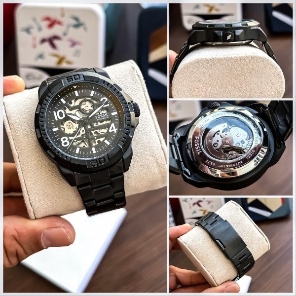 First Copy Fossil Bronson Watch Black (SW7920) - Image 3