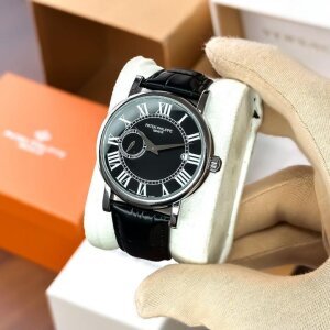 First Copy Patek Phillipe Leather Watch (SW7813)