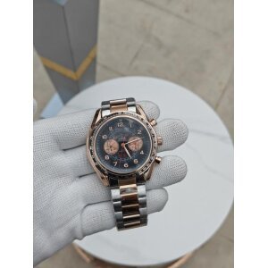 First Copy Omega Speedmaster Watch Chronoscope Rosegold Black Dial (SW8701)